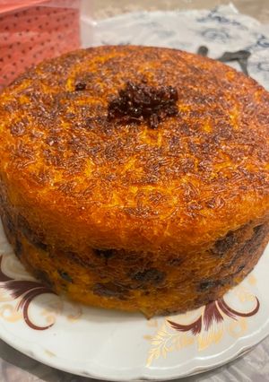 عکسی از دستور ته چین مرغ کیکی
