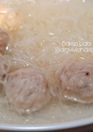 Foto resep Bakso babi rebus v.3