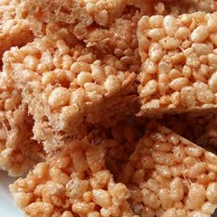 Vickys Marshmallow Crispy Squares, GF DF EF SF NF A picture of Vickys Marshmallow Crispy Squares, GF DF EF SF NF.