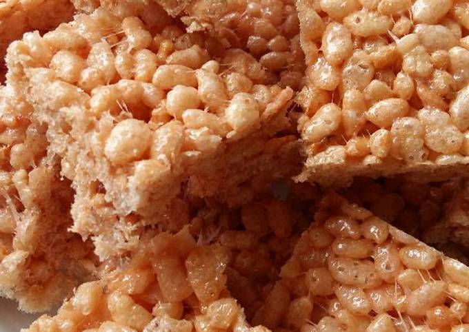 Vickys Marshmallow Crispy Squares, GF DF EF SF NF Recipe