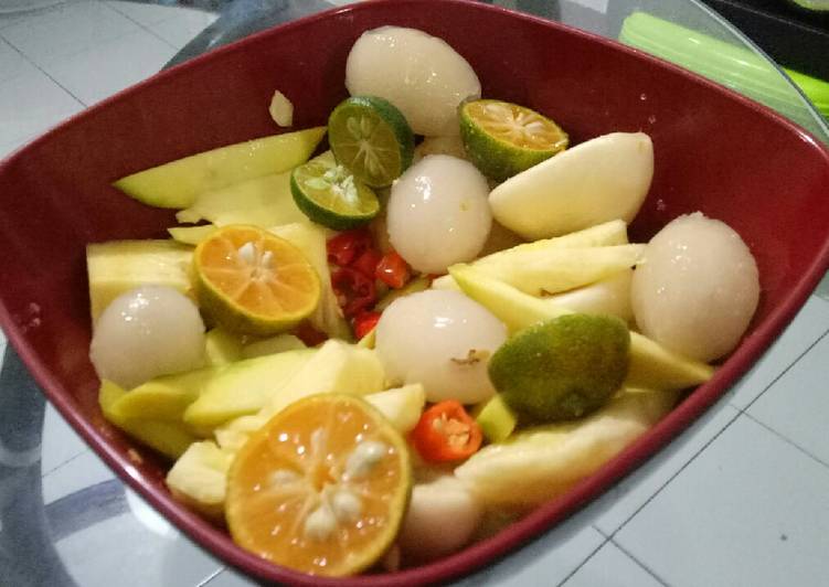 Bahan Asinan buah | Langkah Membuat Asinan buah Yang Lezat