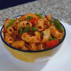 A picture of Masala Macaroni-Desi Tadka.