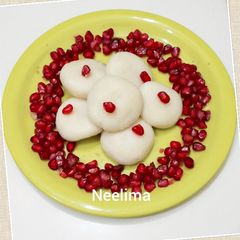 A picture of Chena ka rasgulla.