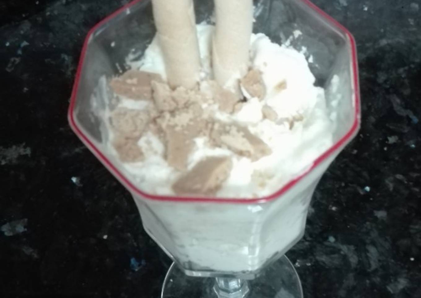 Semifrío de turrón y de arroz con leche