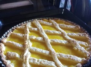 Una foto de Orange Pie o Pasta Frola de naranja