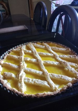 Una foto de Orange Pie o Pasta Frola de naranja