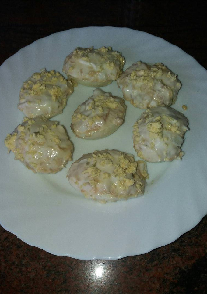Una foto de Huevos rellenos