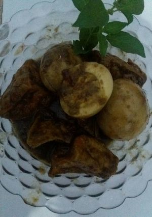 Foto resep Semur Telur bumbu Petis Udang