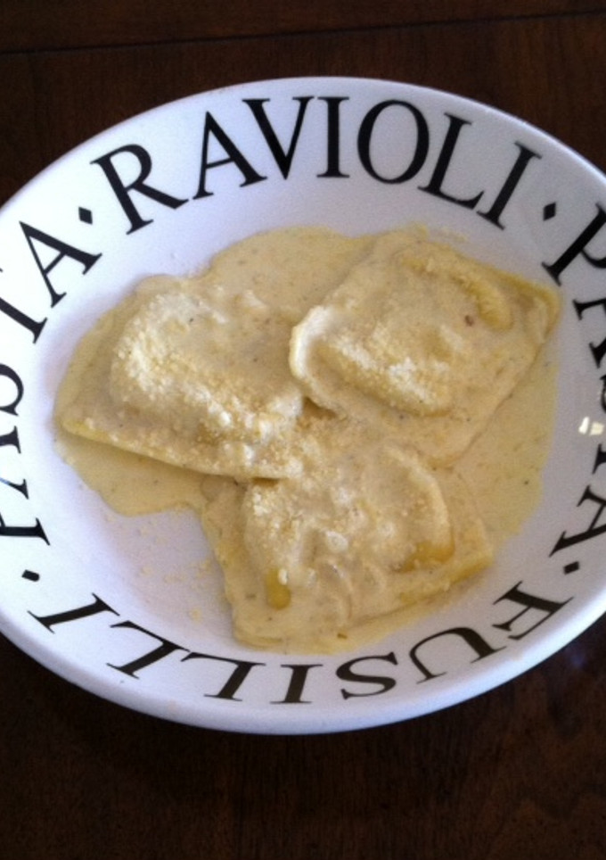 Una foto de Ravioli al limón