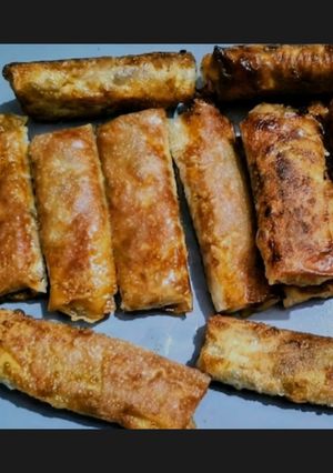 Φωτογραφία της συνταγής Σπιτικά spring rolls με γλυκόξινη σάλτσα (ανοιξιάτικα ρολά με φύλλο κρούστας - εύκολα vegan) ✨