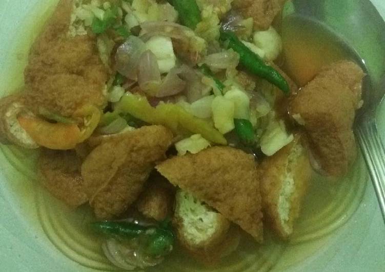Resep Tahu Gejrot Hot Dadakan oleh Diah Septy - Cookpad