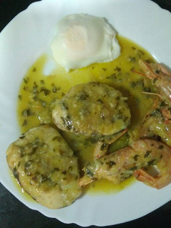 Una foto de Merluza en salsa verde