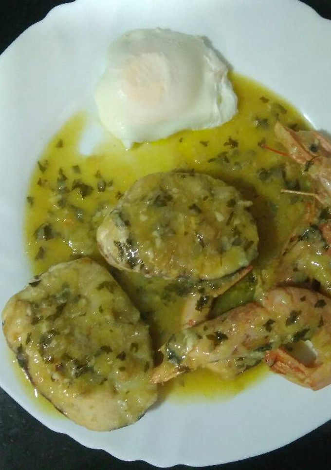 Una foto de Merluza en salsa verde
