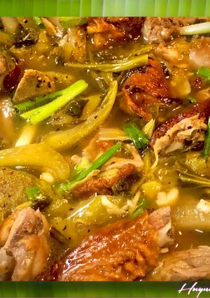 Hình của món Vịt Quay Nấu Dưa Cải.
