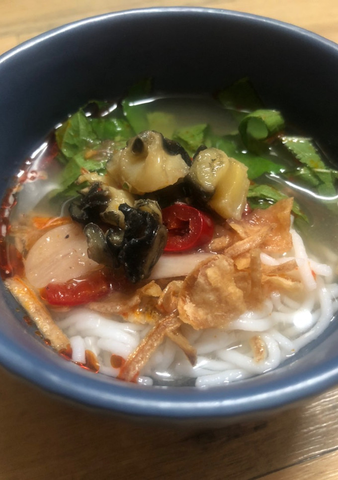 Hình của món Bún ốc nguội siêu nhanh.