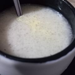A picture of Tapioca pudding.
