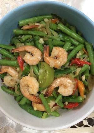 Foto resep Tumis baby buncis dan udang
