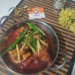 A picture of Chicken karahi.
