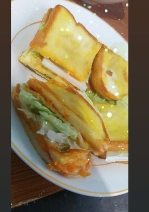 Foto resep Roti Sandwich Simple ekonomis (MENU SARAPAN)