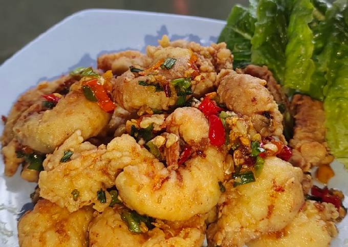 Resep Udang Cabe Garam Oleh Dapur H - Cookpad