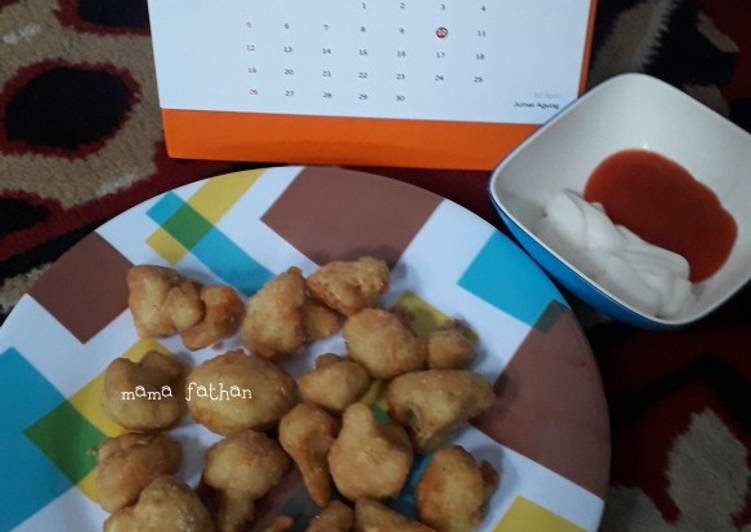 Kembang kol tempura enak cepat simpel