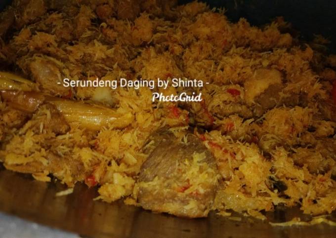  Resep termudah bikin Serundeng Daging Muwantepp by Shinta  sesuai selera