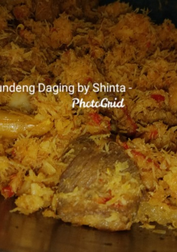 Foto resep Serundeng Daging Muwantepp by Shinta