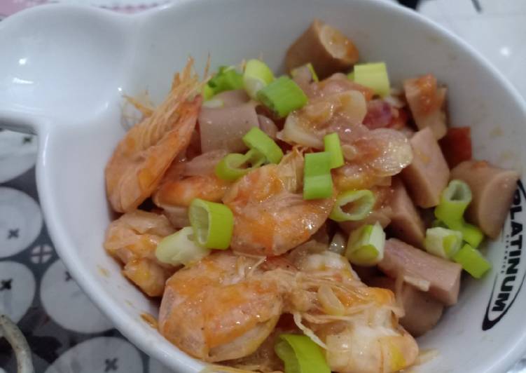 Udang Sosis saus mentega