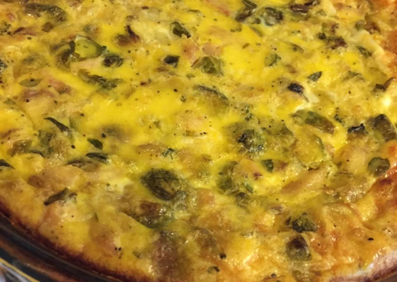 Basic crust less quiche