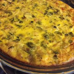 A picture of Basic crust less quiche.