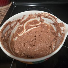 A picture of Cottage cheese chocolate mousse (Keto friendly).
