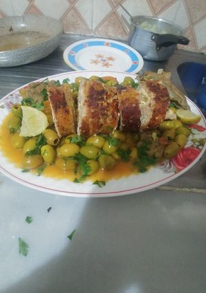 صورة لوصفة رولي الدجاج بالزيتون