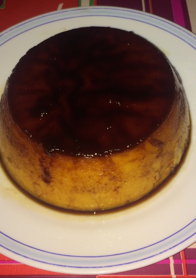 Una foto de Flan de huevo en olla rápida