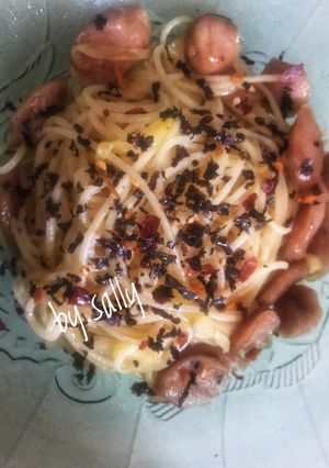 Foto resep Spagehtti Mayo with bon-nori