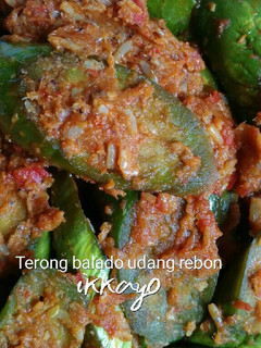 Foto resep Terong balado udang rebon