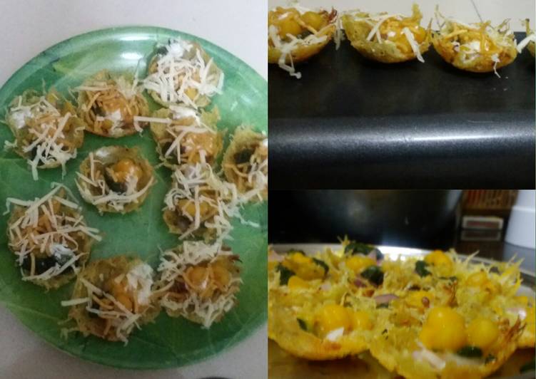 Recipe of Quick Potato roasties paniyaram chaat