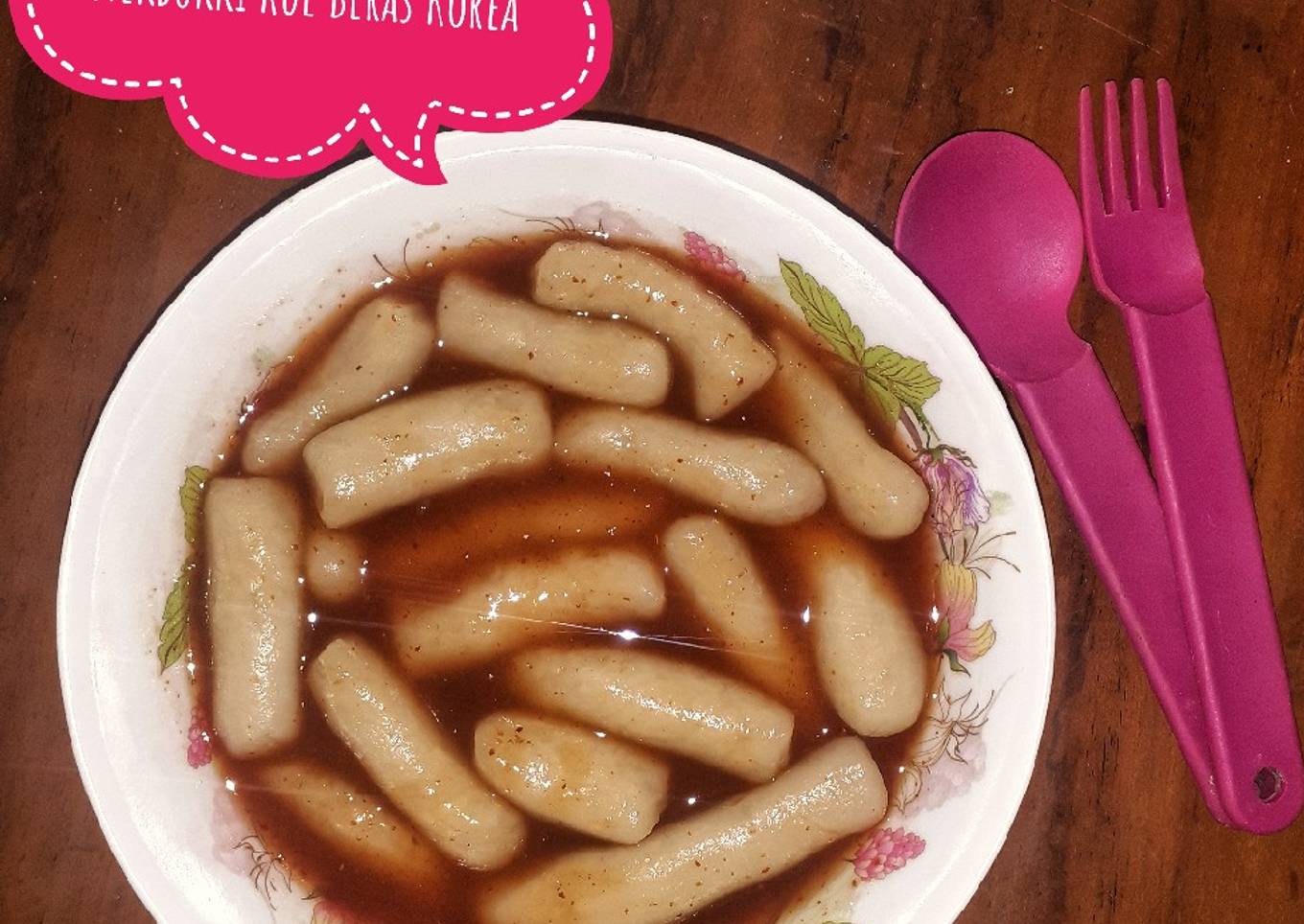 Tteokbokki Kue Beras Korea