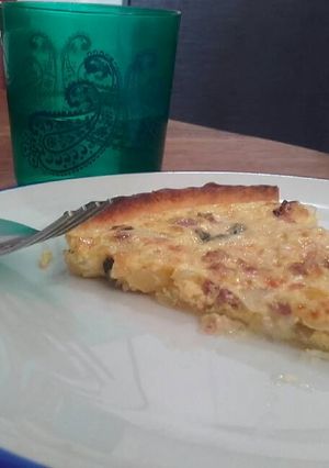 Foto principal de Quiche de jamón y roquefort
