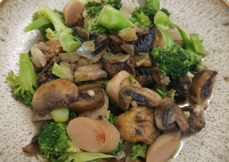 Bahan mengolah Mushroom Broccoli, Bikin Ngiler