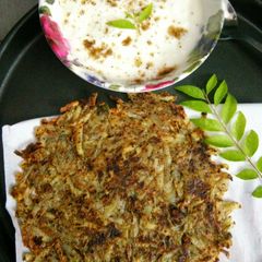 A picture of Potato Rajgira Thalipeeth.