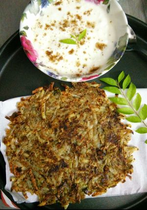 A picture of Potato Rajgira Thalipeeth.