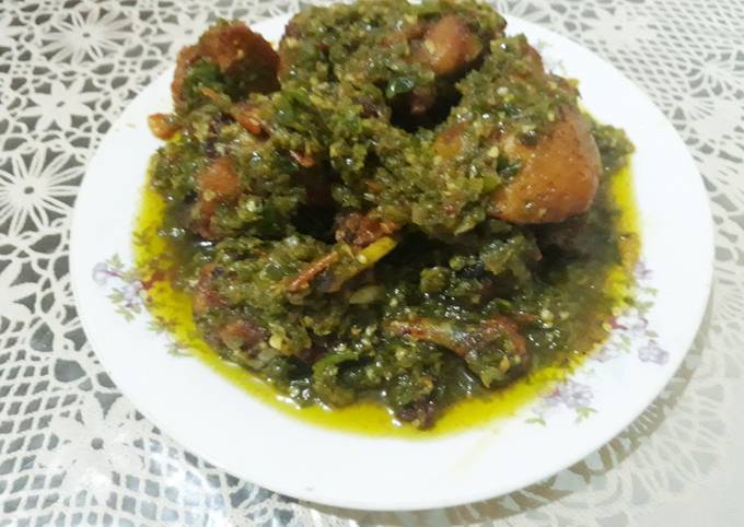 Ayam goreng balado ijau