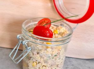 Une photo de Verrine tendres perles