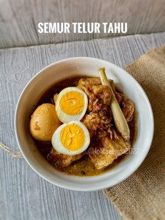 Foto resep Semur Tahu Telur