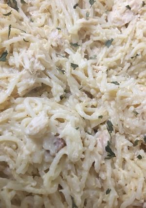 A picture of Chicken Spaghetti.