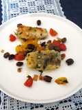 BACCALA' CON POMODORINI ED OLIVE
