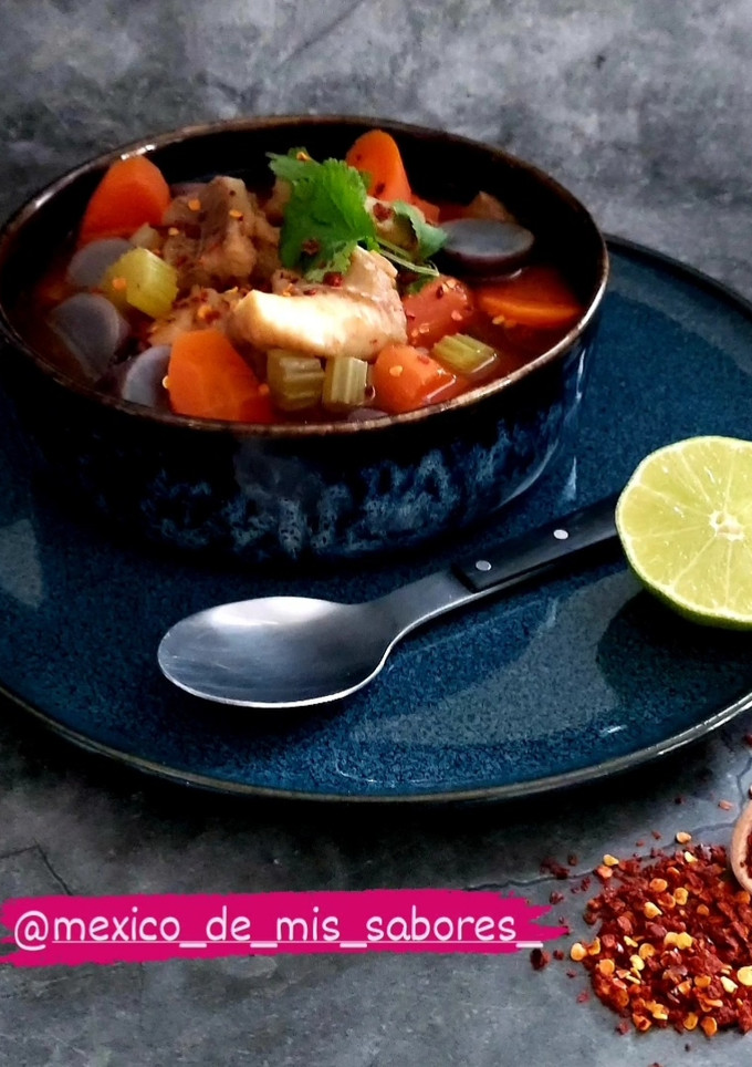Una foto de 💥 SOPA DE PESCADO 💥