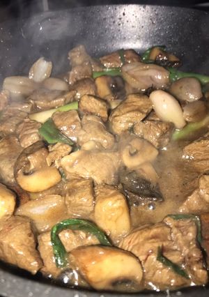 Foto resep Lemongrass-garlic Beef Stirfry