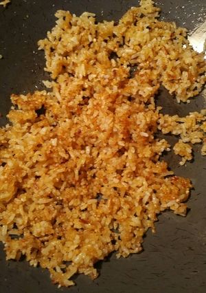 A picture of Leftover Rice/ Parched Rice.