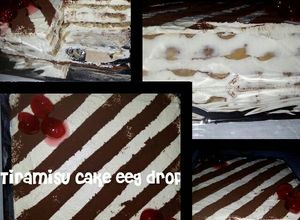 Foto resep Tiramisu egg drops simple, enak, dijamin anti gagal 😉😉😉